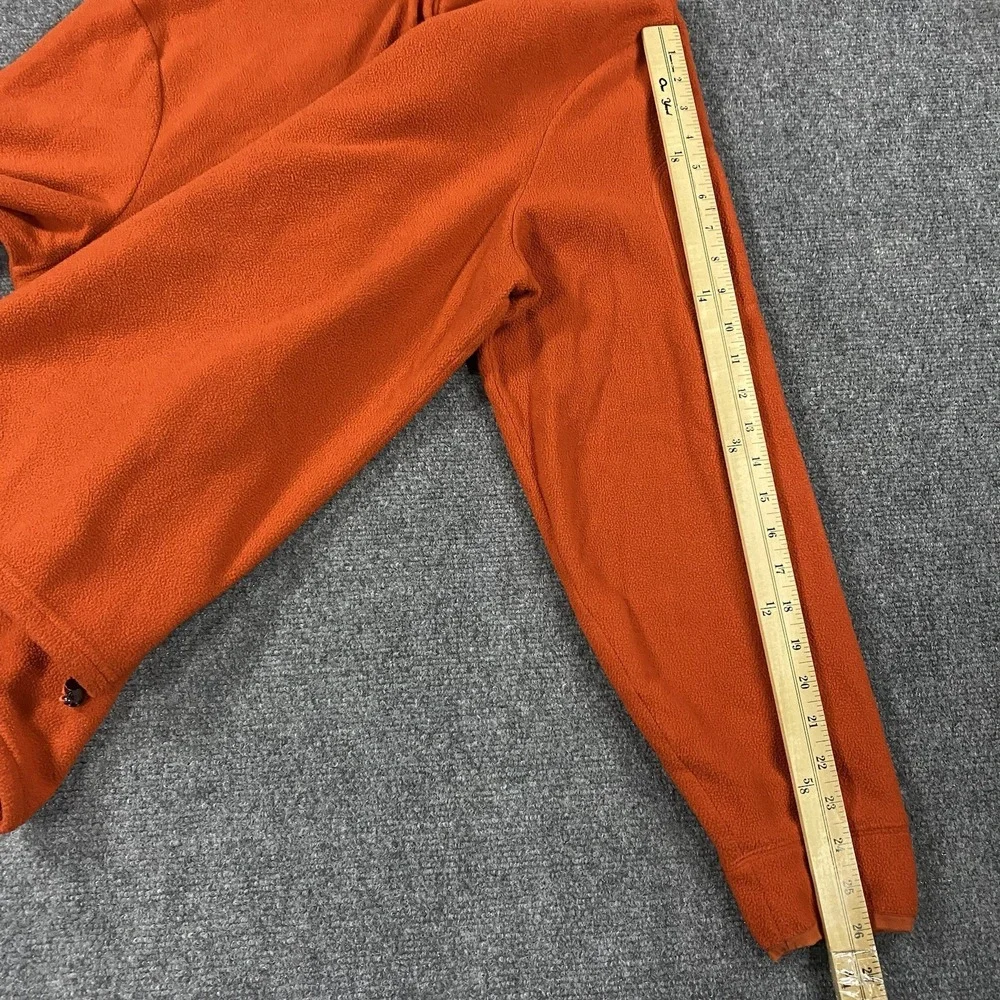 Polo Golf Ralph Lauren Fleece Pullover‎ Mens XL Orange Jacket 1/4 Zip